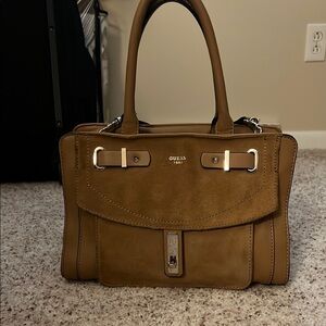 Guess Tan Satchel Bag